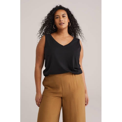 WE Fashion top zwart afbeelding
