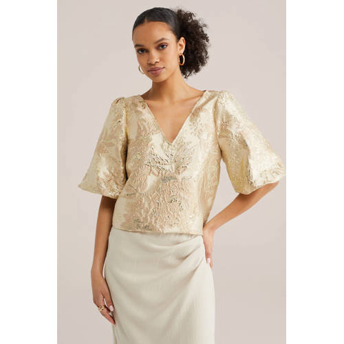 WE Fashion top goud afbeelding