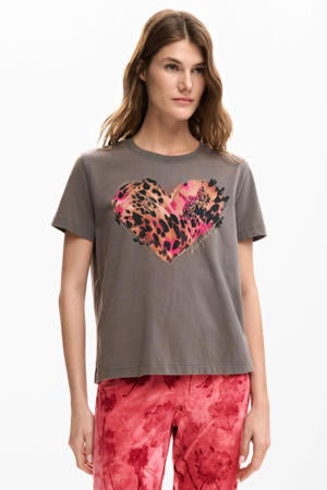 T-shirt lichtgrijs