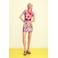 Desigual gebloemd T-shirt roze