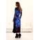 Desigual maxi jurk blauw