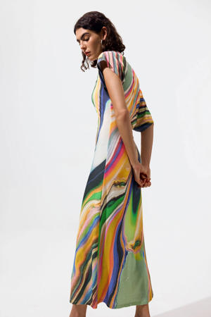 midi jurk multi