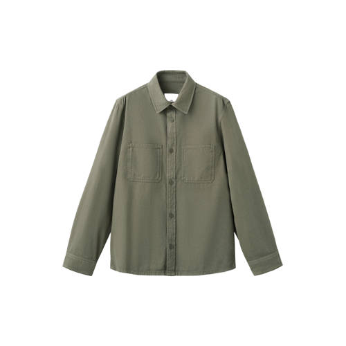 Mango Man overshirt groen afbeelding