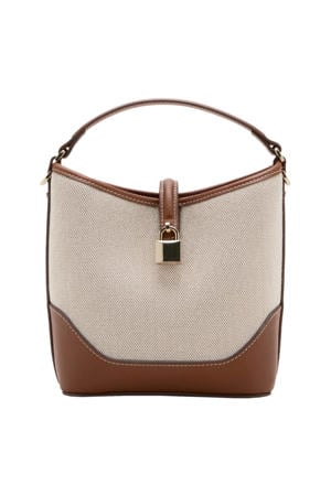 crossbody tas beige