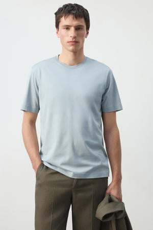 regular T-shirt blauw