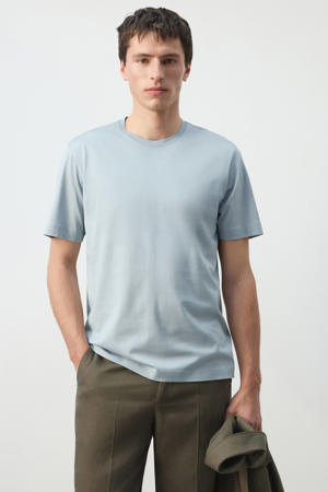 regular T-shirt blauw
