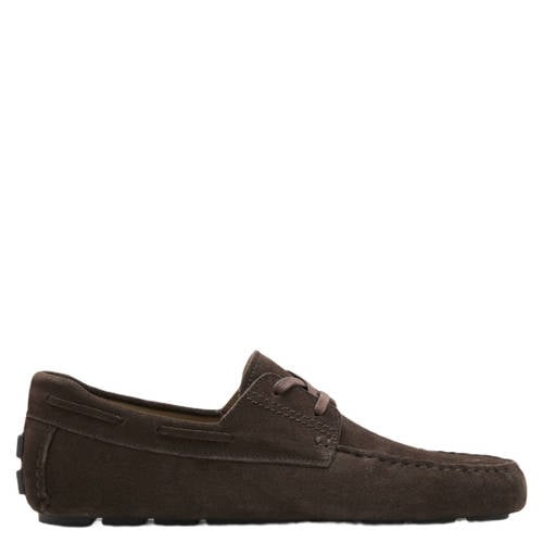Mango Man suede bootschoenen bruin afbeelding