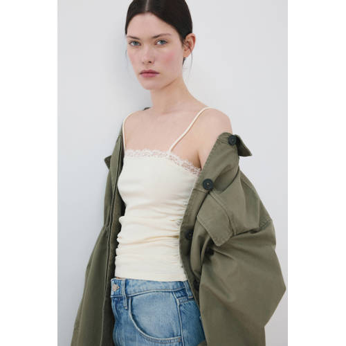 Mango top lichtgeel afbeelding