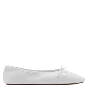 leren ballerina's wit