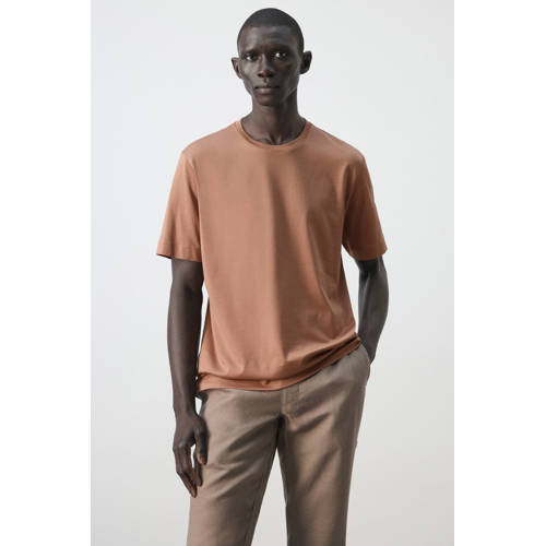 Mango Man regular T-shirt oranje afbeelding
