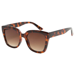 zonnebril met tortoise print bruin