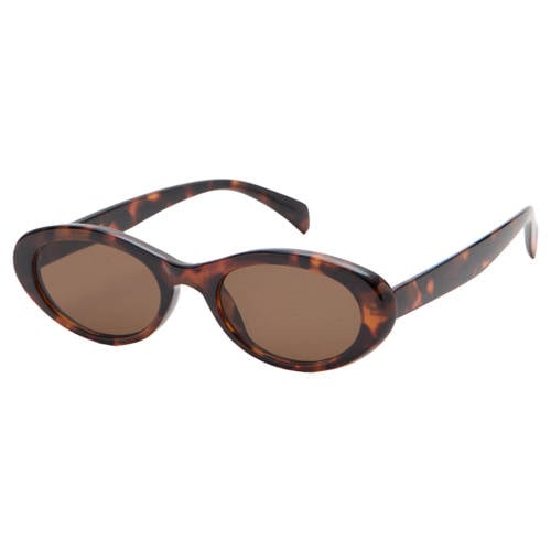 Mango zonnebril met tortoise print donkerbruin afbeelding