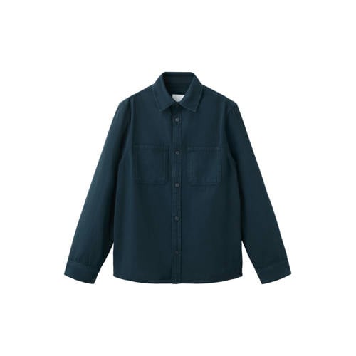 Mango Man overshirt donkerblauw afbeelding