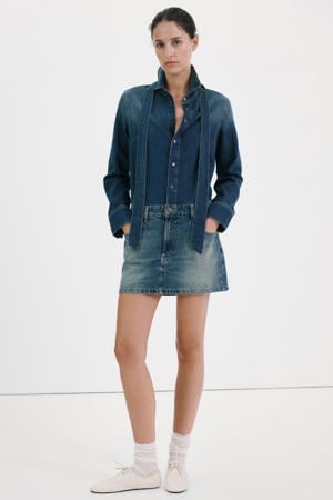 blousejurk medium blue denim