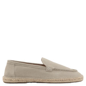 suede espadrilles beige