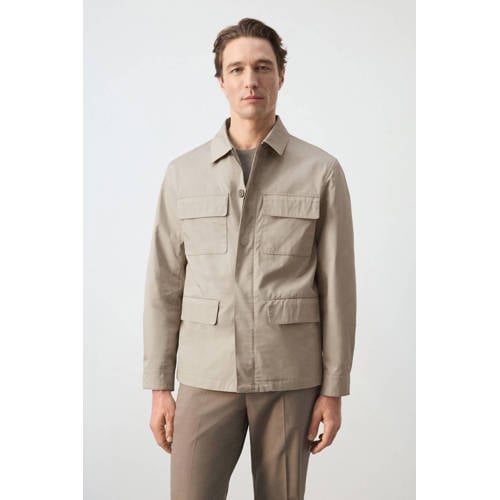 Mango Man zomerjas beige afbeelding