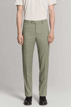 slim pantalon groen
