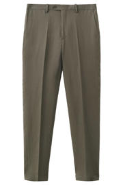 thumbnail: Mango Man slim pantalon met linnen groen