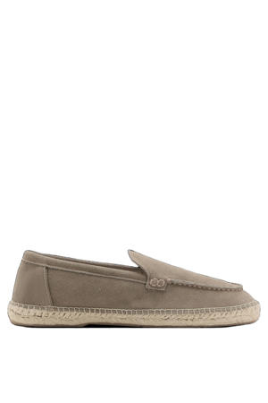 suede espadrilles middenbruin