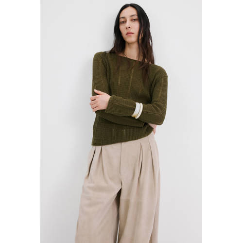 Mango pullover groen afbeelding