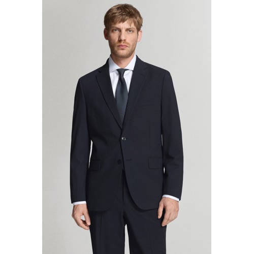Mango Man colbert donkerblauw afbeelding