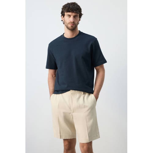 Mango Man regular T-shirt donkerblauw afbeelding