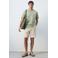Mango Man regular T-shirt groen