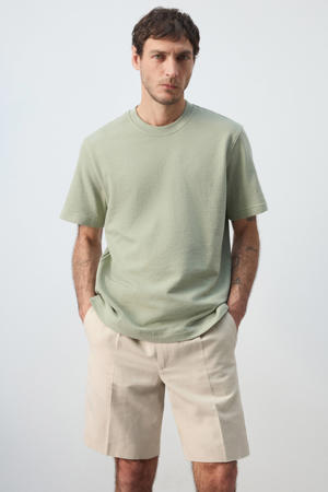 regular T-shirt groen