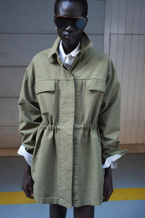 denim parka lichtkaki