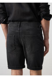 thumbnail: Mango Man denim slim short zwart