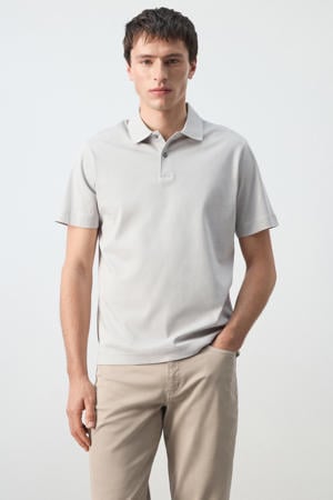 regular polo grijs