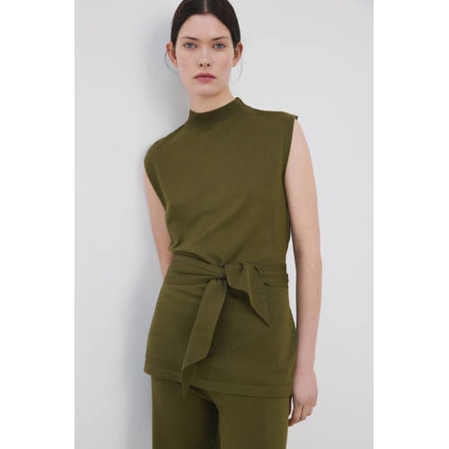 Mango top kaki afbeelding