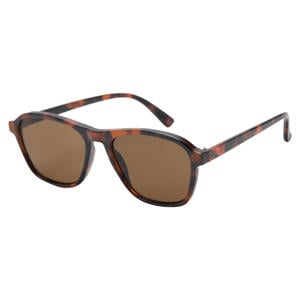 zonnebril met tortoise print bruin