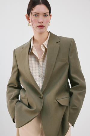 regular blazer groen