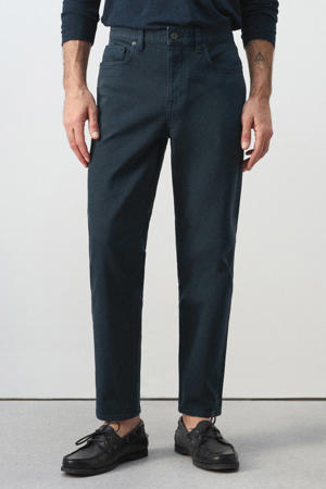 tapered jeans donkerblauw