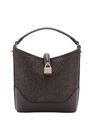 crossbody tas donkerbruin