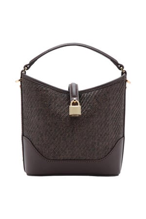 crossbody tas donkerbruin