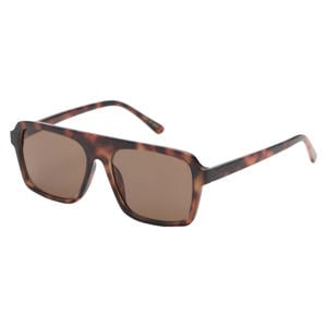 zonnebril met tortoise print bruin