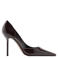 Mango lak pumps bordeaux