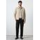 Mango Man suede zomerjas beige
