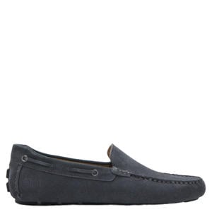 suede mocassins grijs