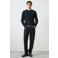 Mango Man trui met kabels donkerblauw