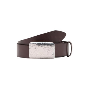 leren riem donkerbruin