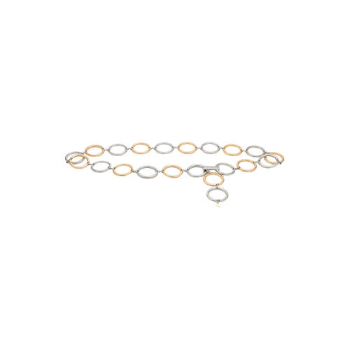 Mango riem goudkleurig/zilverkleurig afbeelding