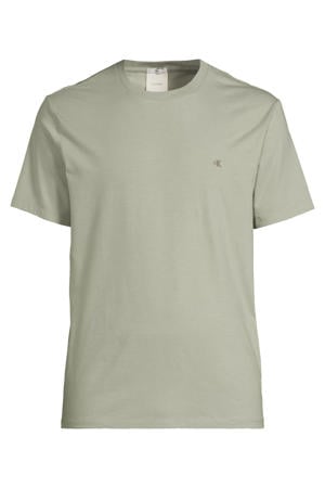 slim T-shirt lichtgroen