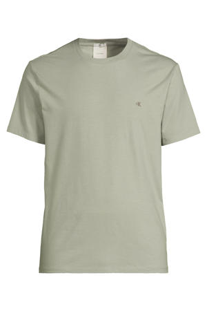 slim T-shirt lichtgroen
