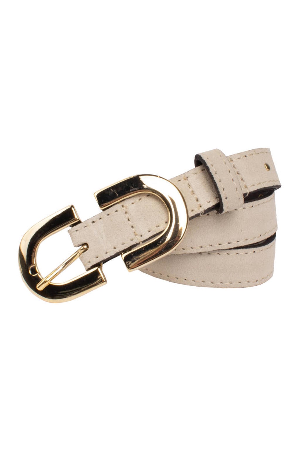 Legend leren riem ecru