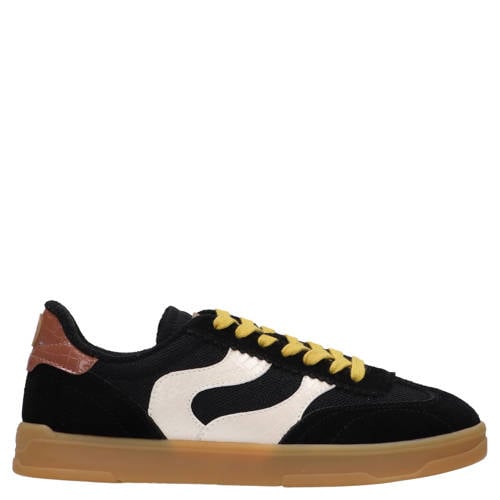 Scotch & Soda Nixie suede sneakers zwart
