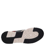 thumbnail: Scotch & Soda suède sneaker met meerkleurige print donkerbruin