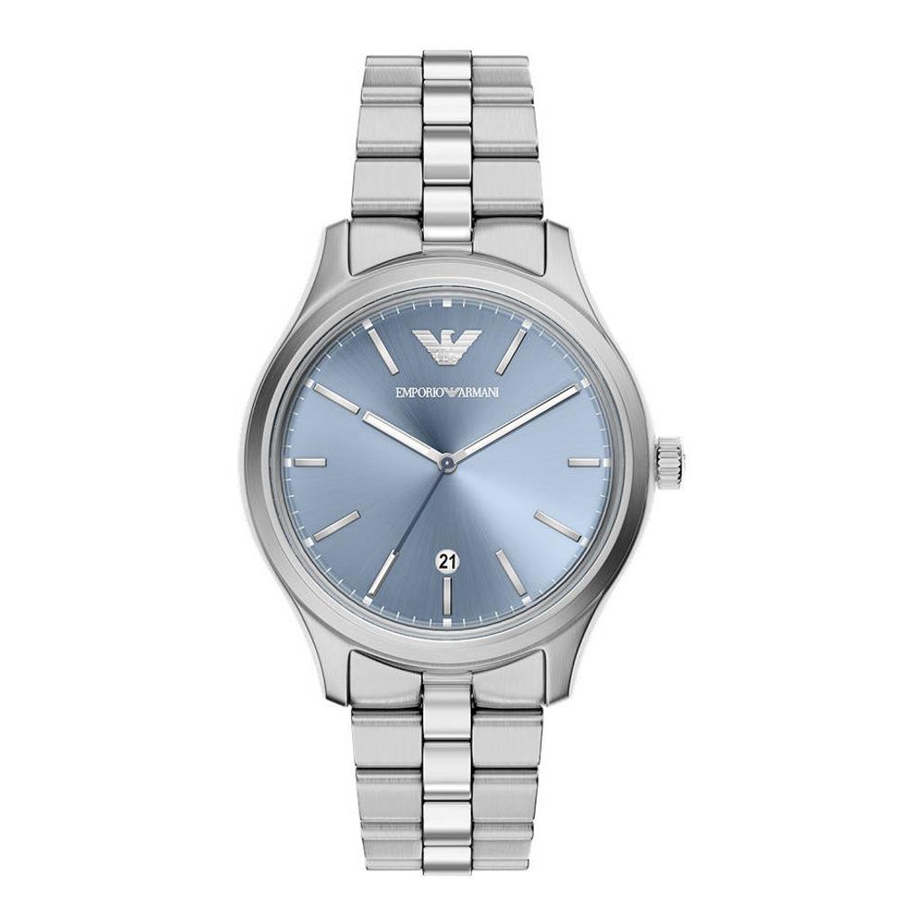 Emporio Armani horloge AR11748 zilverkleurig
